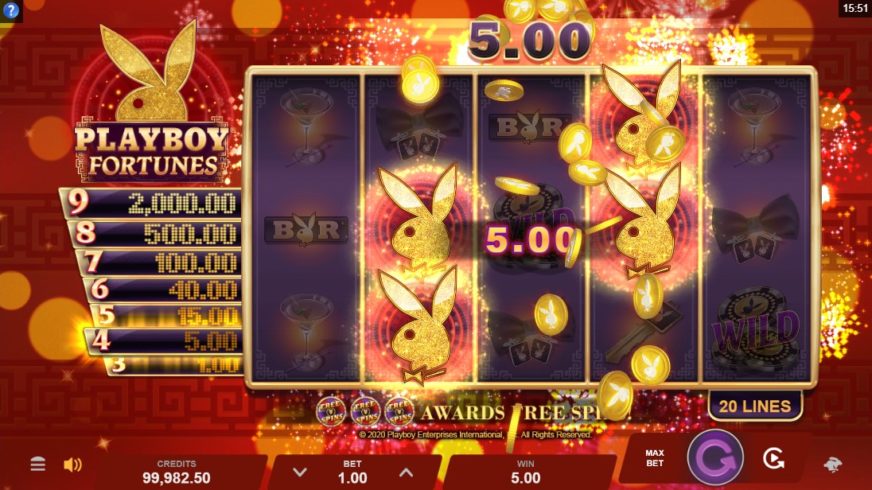 Screenshot 2  Playboy Fortunes