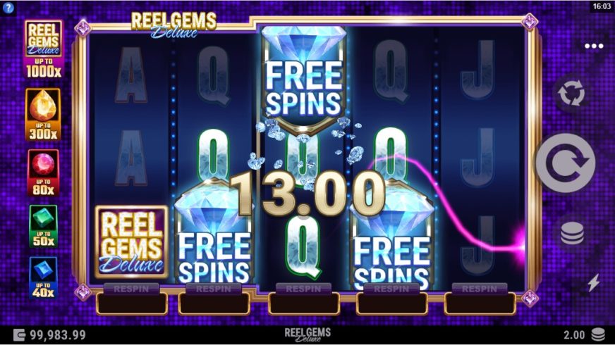 Screenshot 2  Reel Gems Deluxe